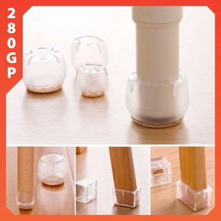 Bọc chân bàn ghế silicone chống trượt, chống trầy sàn nhà tiện dụng