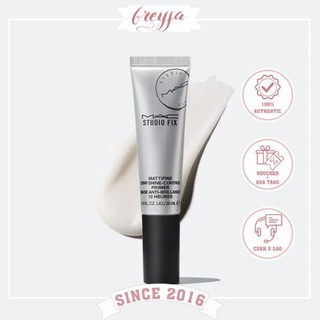 Kem lót kiềm dầu, che phủ lỗ chân lông khuyết điểm mac studio fix mattifine 12h shine - control primer 30 ml