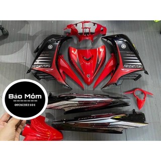 Dàn áo exciter 135 đỏ đen chính hãng 2011-2014