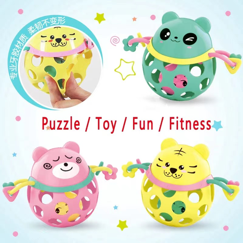 0-36 tháng Baby Ring Puzzle Toy