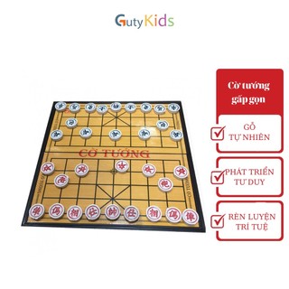Bộ cờ tướng kích thước 28cm x 28cm, Bộ đồ chơi phát triển trí tuệ Guty Kids