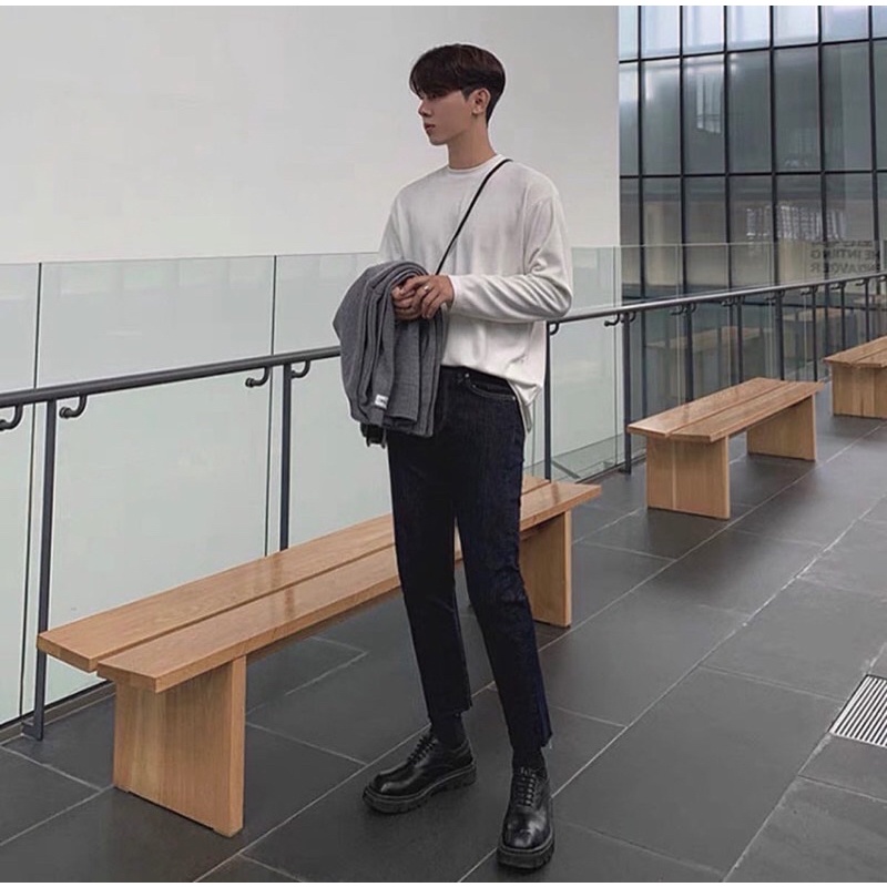 Tay dài trơn basic đủ màu Unisex