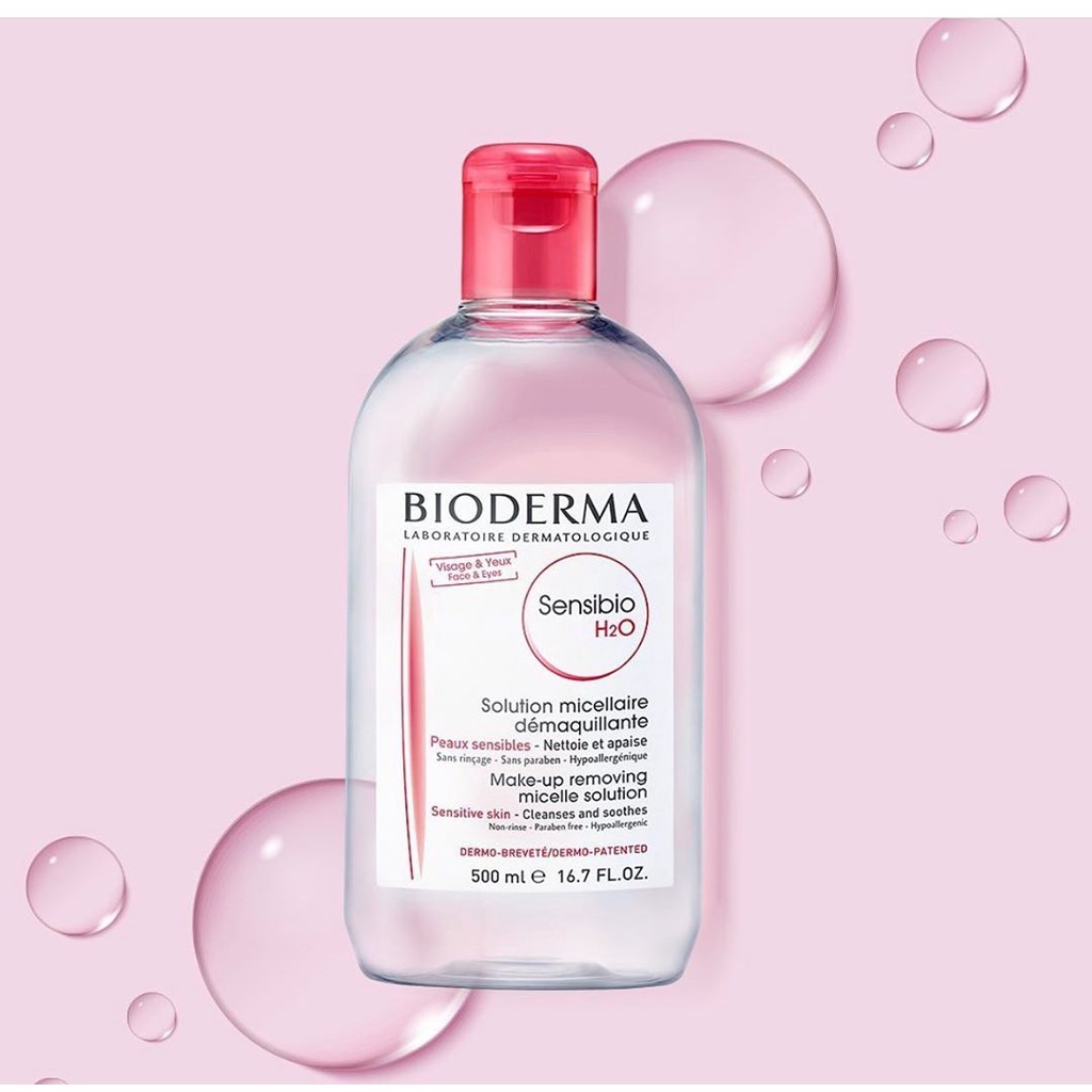 Nước tẩy trang Bioderma Sensibio H2O dành cho da nhạy cảm (500ml)