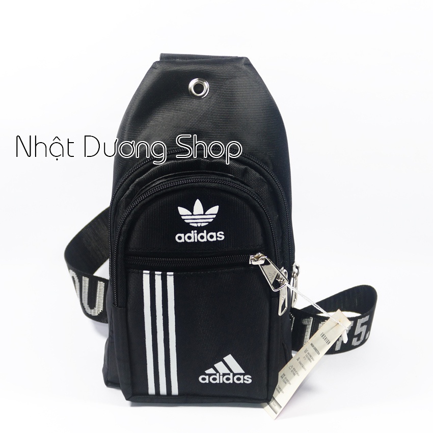 Túi đeo chéo chất liệu vải bền chặt dễ dàng mang theo đồ dùng khi ra ngoài phù hợp cho nam và nữ.