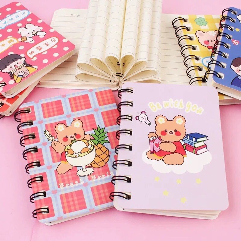 Mua Sổ lò xo A7, sổ tay mini nhiều hình dễ thương sổ ghi chú sổ note ...