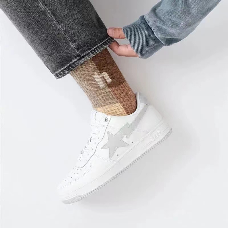 Bape Giày Thể Thao Nam Nữ SK8 Cá Tính