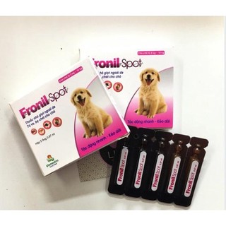 Thuốc nhỏ gáy diệt ve rận cho chó - fronil spot, 1 tuýp