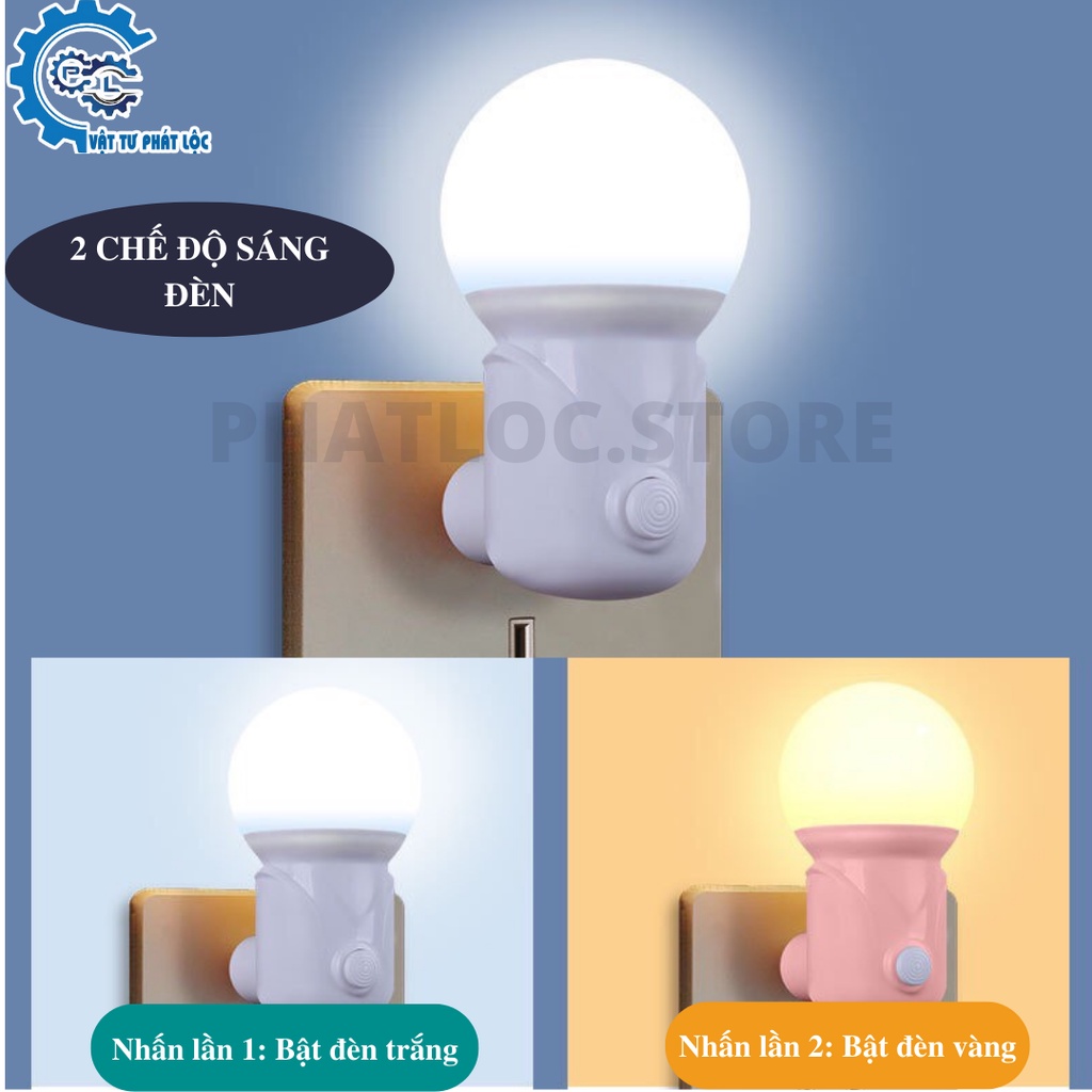 Đèn ngủ LED dễ thương, độc đáo - cảm biến ánh sáng, có remote và công tắc trang trí phòng, decor làm quà tặng | BigBuy360 - bigbuy360.vn