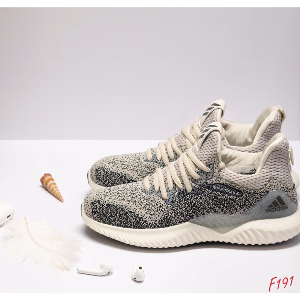 👑 (Có 5 MÀU) Giày cặp nam nữ adidas alphabouce màu trắng thể thao đẹp Hàn Quốc | Giày thể thao nam nữ giá rẻ