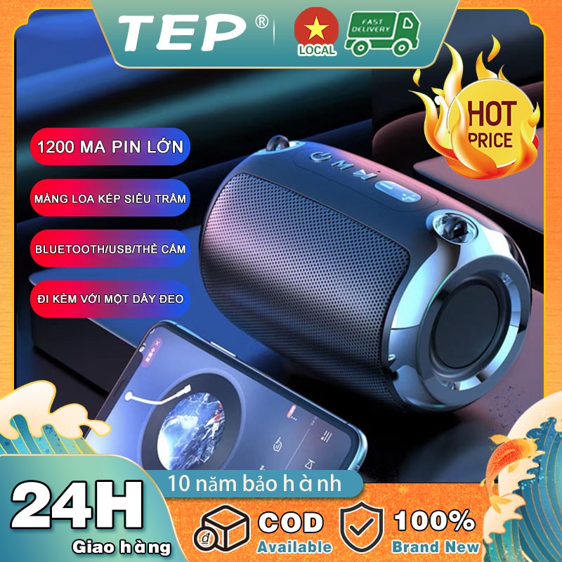 Loa Bluetooth Thẻ sáng tạo Bluetooth di động Loa siêu trầm không dây ngoài trời Âm thanh xe hơi bằng thép nhỏ Loa