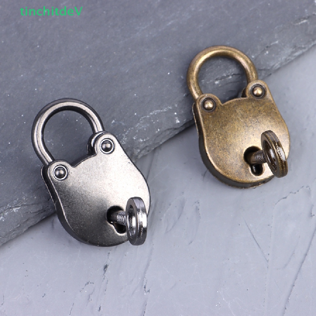 [TinchitdeV] 1 Bộ Ổ Khóa Hành Lý Mini Hình Gấu Có Khóa Cho Hộp Trang Sức [Hàng Mới]