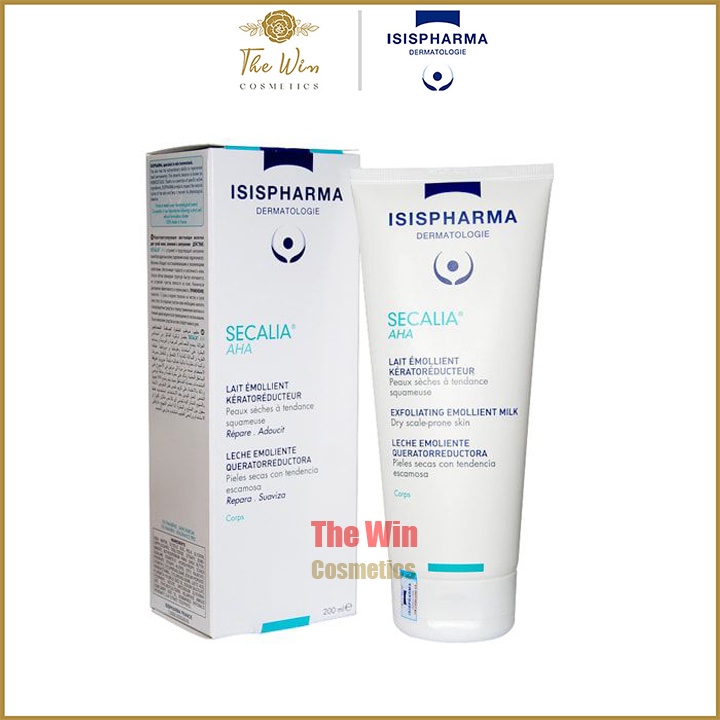 Kem Dưỡng Ẩm Dành Cho Da Khô Tăng Sừng Secalia AHA 200ml/ 75ml - ISIS Pharma
