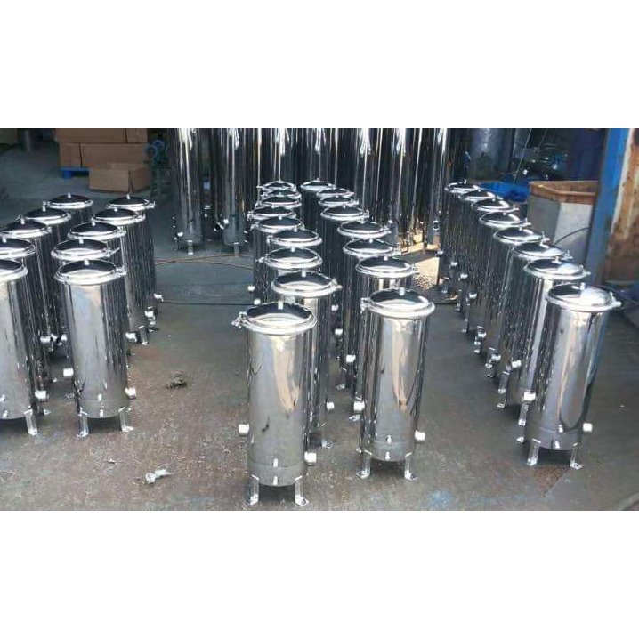 Phin lọc inox 7 lõi 20 inch công suất 7m3/giờ