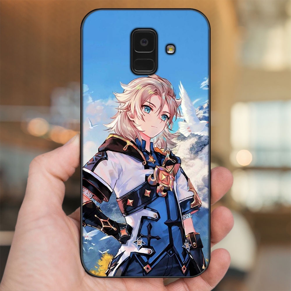Ốp lưng Samsung A5 2018, A6 2018, A8 2018, J6 2018, A8 Plus Albedo Genshin Impact