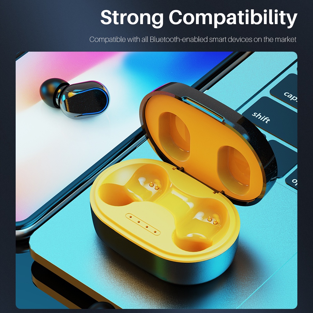 Tai Nghe Bluetooth Không Dây IPX5 TWS Chống Nước Chất Lượng Cao Cho iPhone 6 7 8 plus 10 x xs xr 11 12 13 14 pro max
