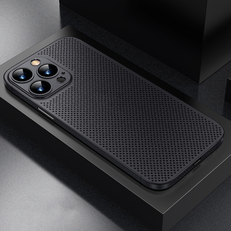 Ốp Điện Thoại Thiết Kế Lỗ Thông Gió Siêu Mỏng Cho iPhone 13 Pro Max / iPhone 13 Pro / iPhone 13