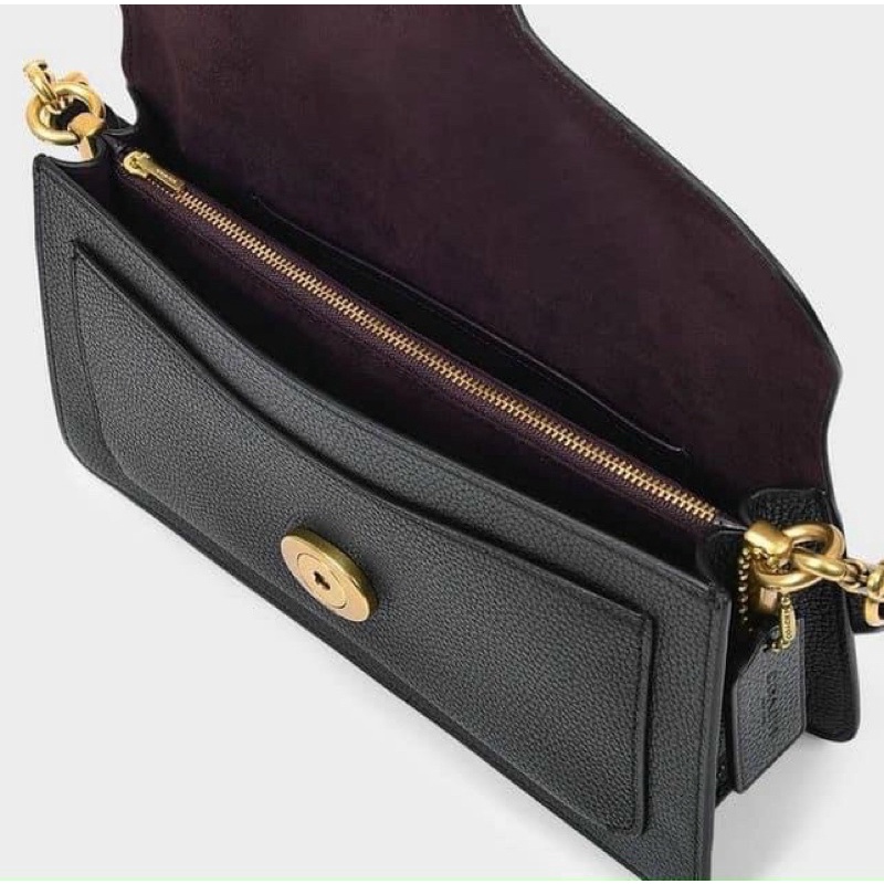 Túi kẹp nách C0ach Tabby da thật nguyên chiếc