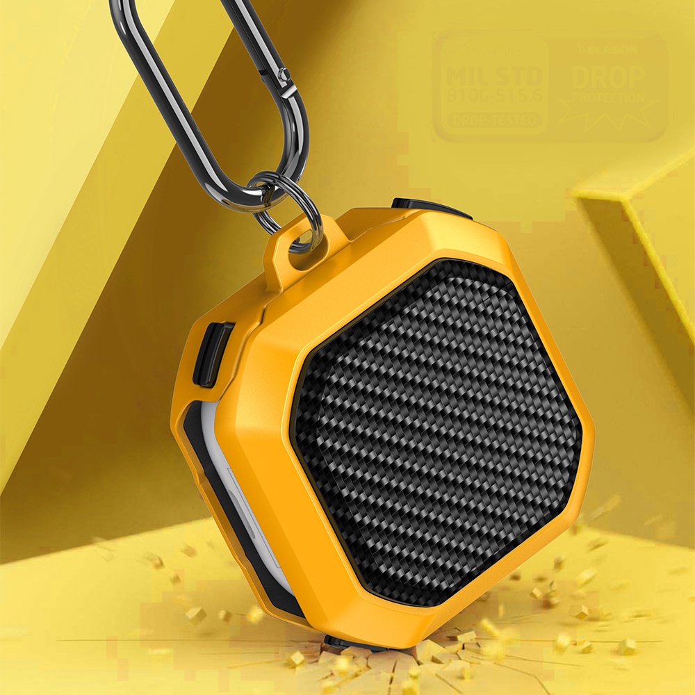 Vỏ Bảo Vệ Hộp Sạc Tai Nghe Samsung Galaxy Buds 2 Pro / Galaxy Buds2 Pro Bằng Sợi carbon Nhám Kèm Móc Tiện Dụng