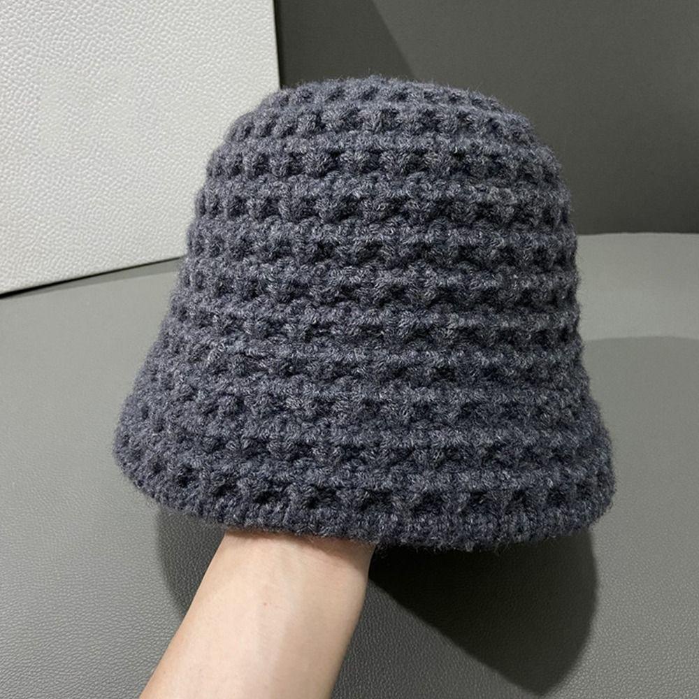 SUMU Mũ Len Dệt Kim Giữ Ấm Thời Trang Mùa Thu Đông Dành Cho Nữ