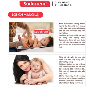 Kem chống hăm Sudocrem UK 60g