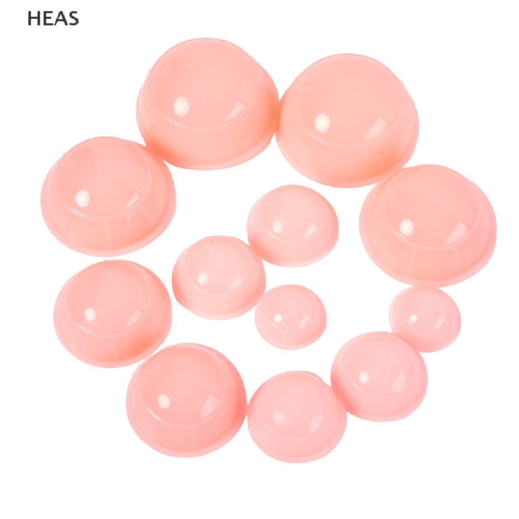 Bộ 12 Cốc Giác Hơi Mát Xa Bằng Silicone Chuyên Nghiệp