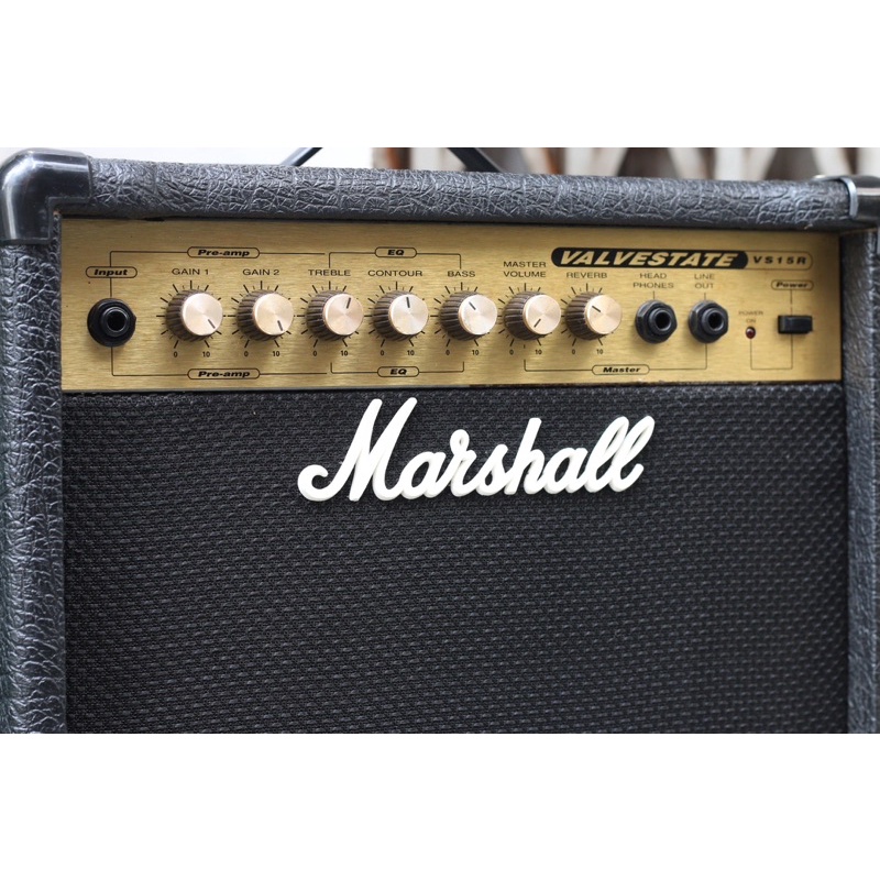 Ampli guitar 𝗠𝗮𝗿𝘀𝗵𝗮𝗹𝗹 𝗩𝗮𝗹𝘃𝗲𝘀𝘁𝗮𝘁𝗲 𝗩𝗦𝟭𝟱𝗥 Made in England