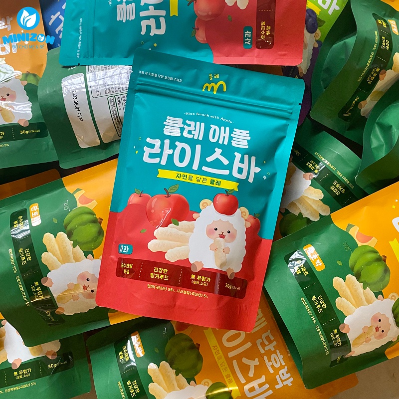 Bánh Gạo Lứt Ăn Dặm The Cle Hàn Quốc Gói 30g