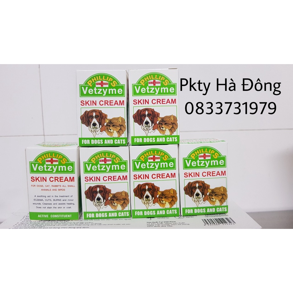 Vetzyme kem bôi đặc trị viêm da, nấm da, viêm da dị ứng