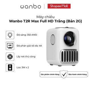 Máy chiếu wanbo t2r max full hd trắng - hàng chính hãng