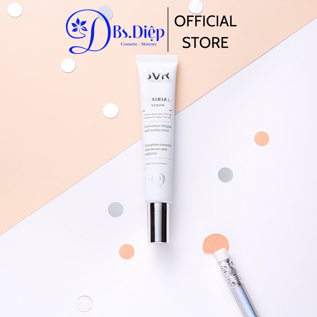 Tinh chất làm mờ vết nám, sáng da và mềm mịn da SVR CLAIRIAL Serum 30ml