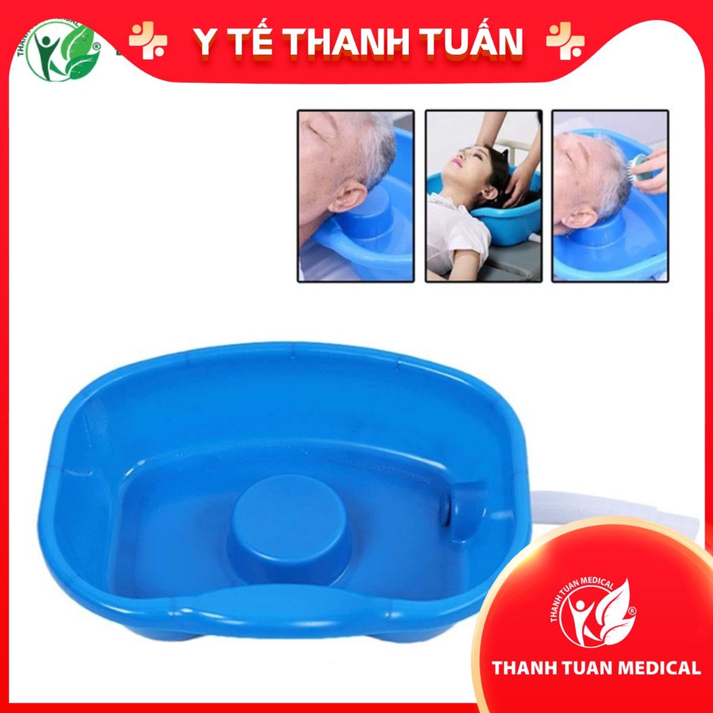 Máng gội đầu - Chậu gội đầu tại giường cho người già, trẻ nhỏ, người bệnh