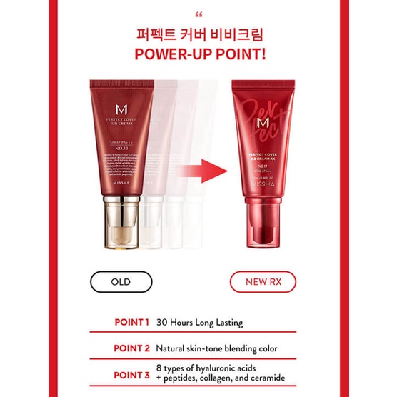 Kem nền Missha M Perfect Cover BB Cream các loại MCM Mẹ Cá Mập