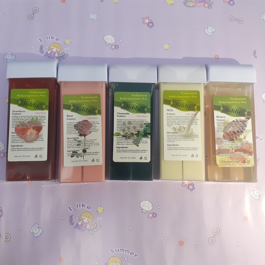 GEL wax Lông Nóng đầu dạng thanh lăn, sử dụng kèm giấy wax lông