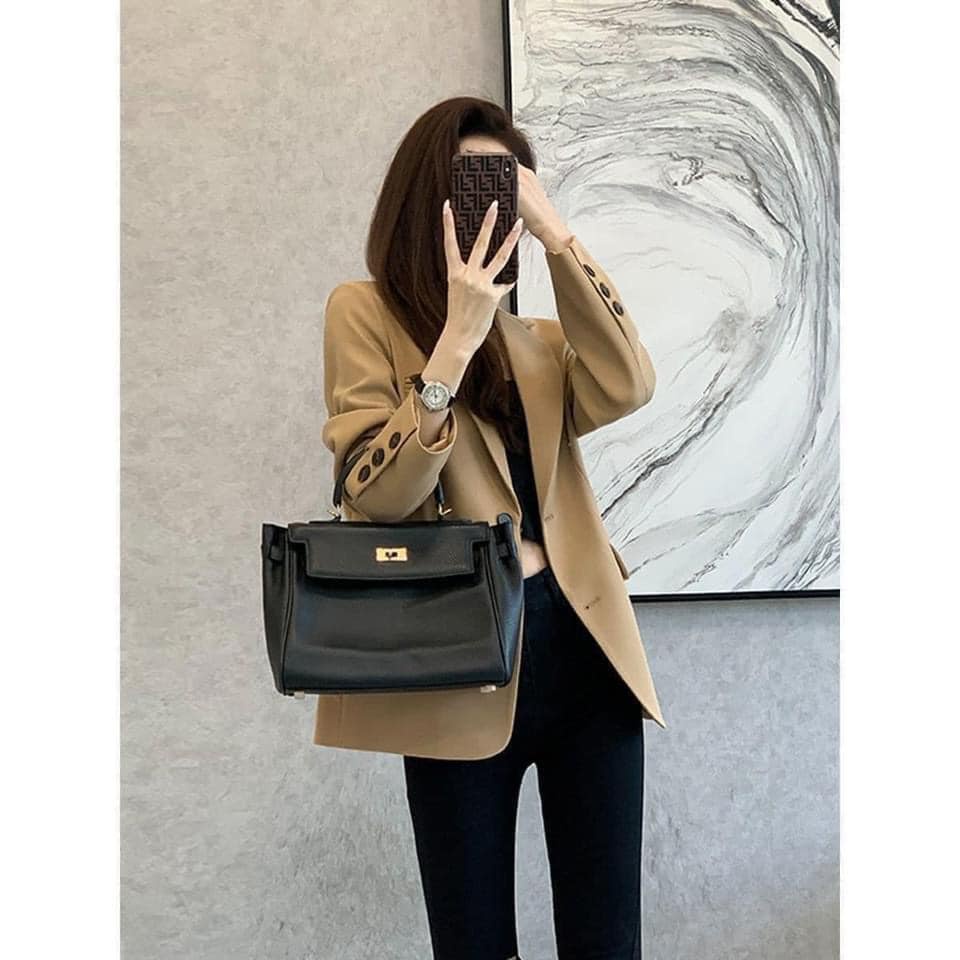 Áo blazer cúc dọc hàng QC