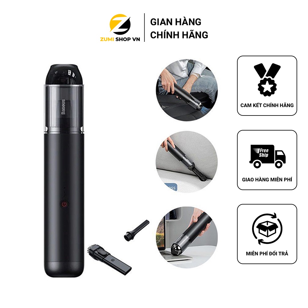 Máy Hút Bụi Trên Ô Tô Baseus A3 135W Cao Cấp Lực Hút Mạnh