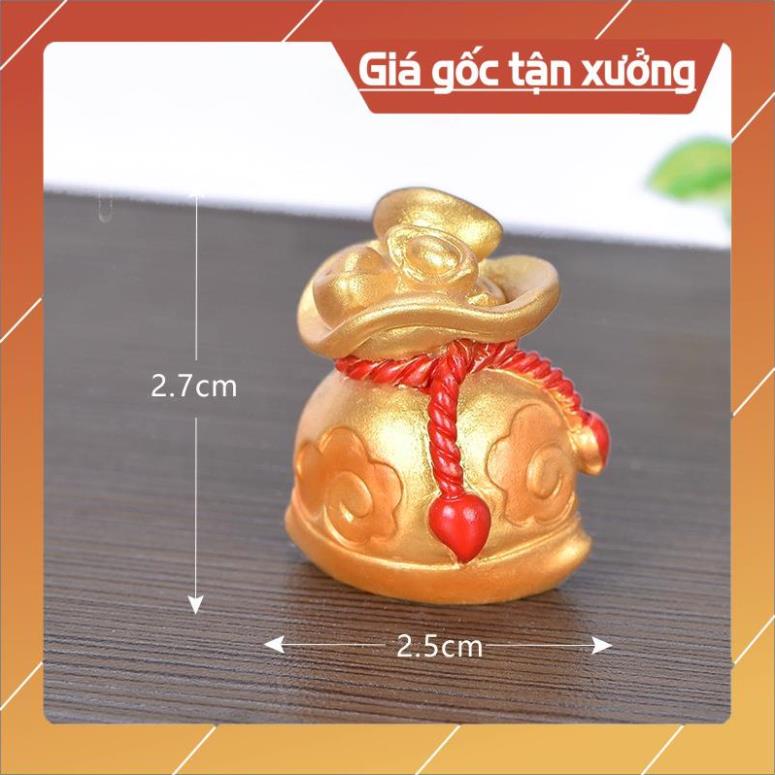 Phụ kiện thỏi vàng, hũ vàng trang trí kèm tượng 💕FREESHIP 50k💕 Linh Tinh 10k