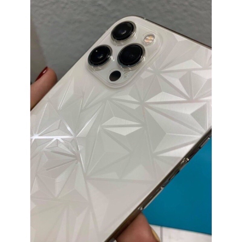DÁN SKIN PPF MẶT SAU + DÁN VIỀN VÂN 4D 3D KIM CƯƠNG CHỐNG VA ĐẬP IPHONE 13 PROMAX 12 PROMAX 11 PROMAX 14 PROMAX