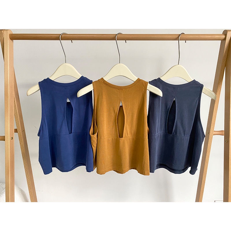 Áo Thun Sát Nách Cotton Dáng Rộng Phong Cách Thể Thao Thời Trang Cho Nữ 1119