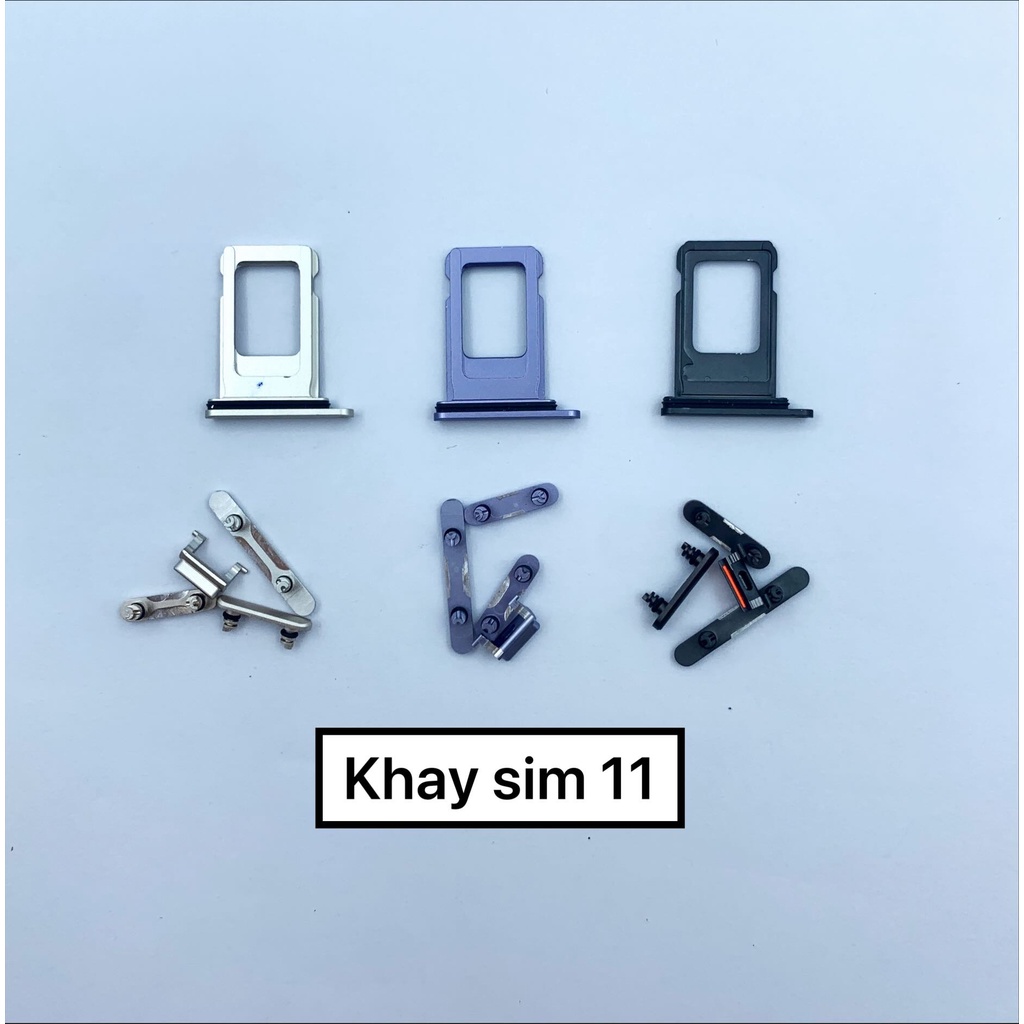 Khay sim dùng cho IpX/ IpXs/ Ip11/ iP 11PRM Ip12/ Ip12Pro/ Ip12ProMax/ Ip13/ ip 13pro/ Ip13ProMax đủ màu