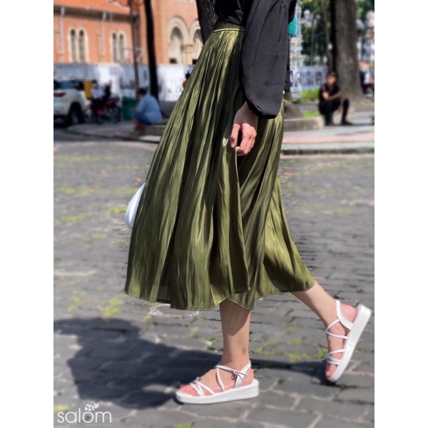 CHÂN VÁY SALOM RÊU