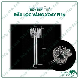 Đầu lọc váng xoay acrylic, cho lọc váng, in out thủy sinh | 8m2