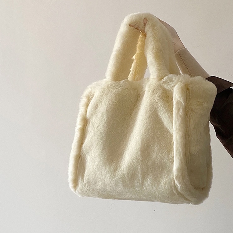 Túi xách IELGY bằng vải lông sức chứa lớn thoải mái sành điệu thời trang cho nữ