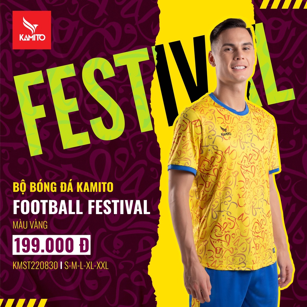 BỘ QUẦN ÁO BÓNG ĐÁ FOOTBALL FESTIVAL