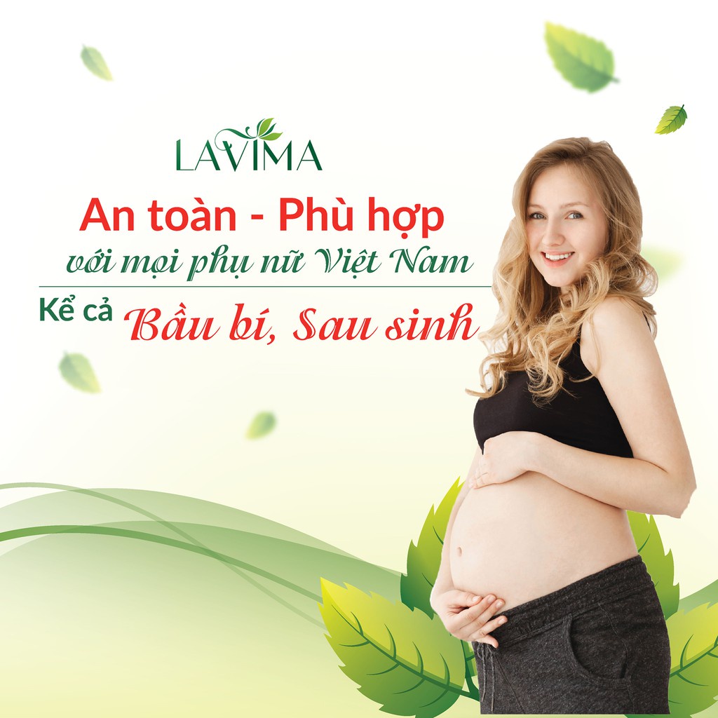 Hộp viên uống Lavima Biotic 20v tặng Gel bôi Lavima 20g