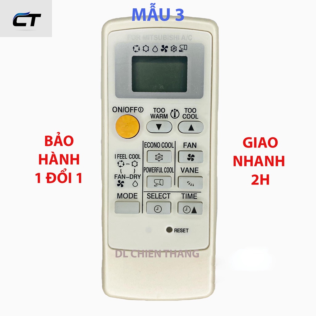 Remote điều khiển điều hòa máy lạnh MITSUBISHI