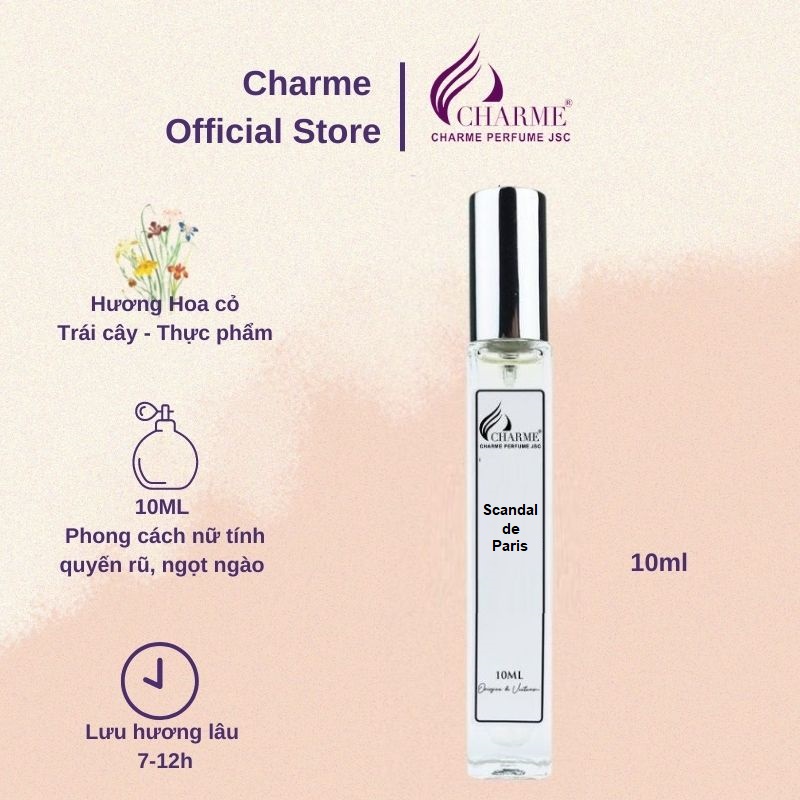 Nước hoa Charme Scandal de Paris 10ml