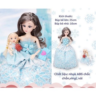 Đồ chơi Búp bê thay váy kèm nhiều phụ kiện, búp bê công chúa, đồ chơi cho bé gái