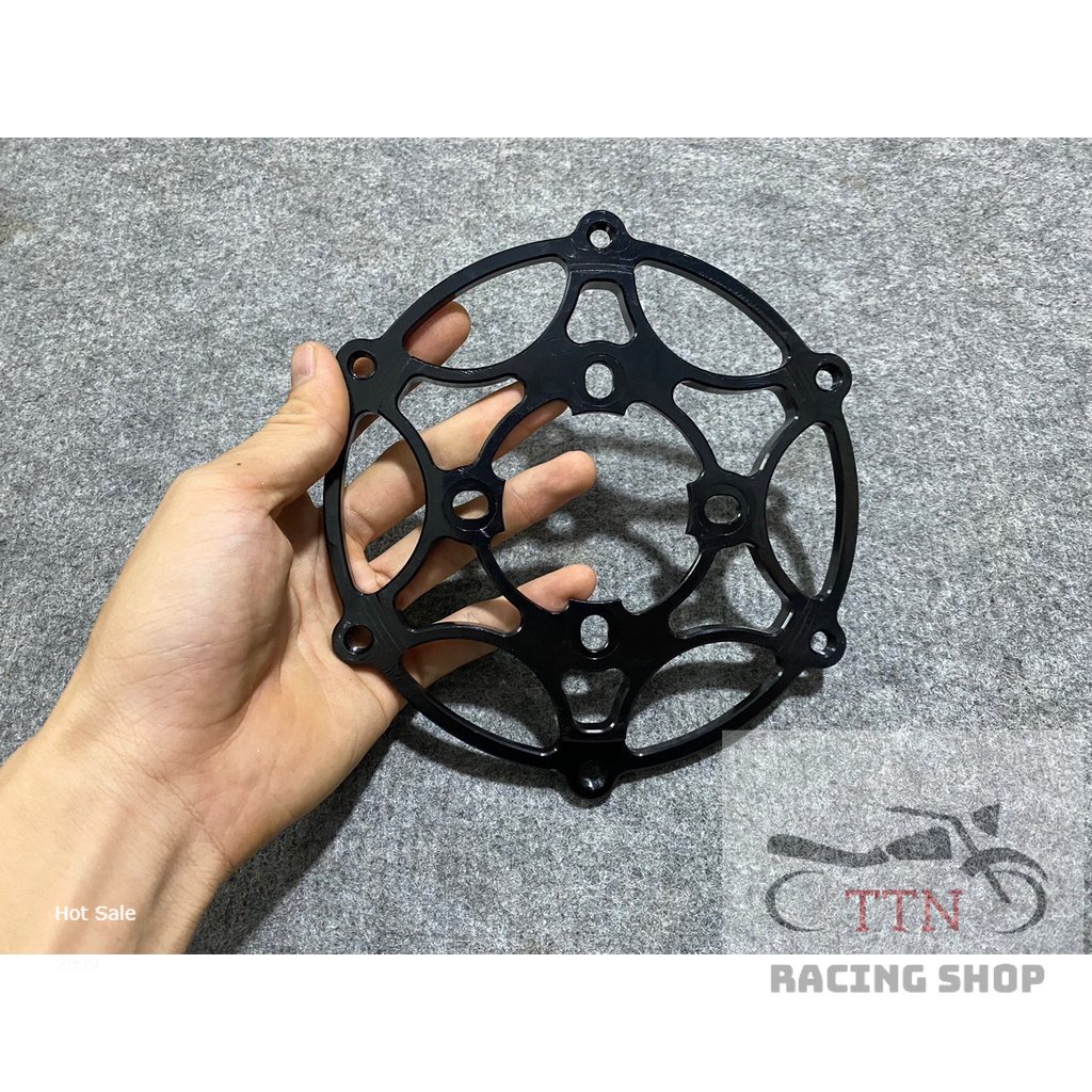 Lòng Đĩa Tròn Nhôm CNC Gắn Đĩa Zin Winner Dành Cho Mọi Dòng Xe (Màu Đen)