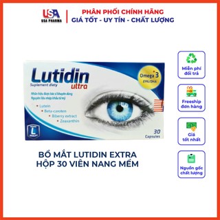 Lutidin Extra giảm khô mắt, mờ mắt, mỏi mắt - 30 viên