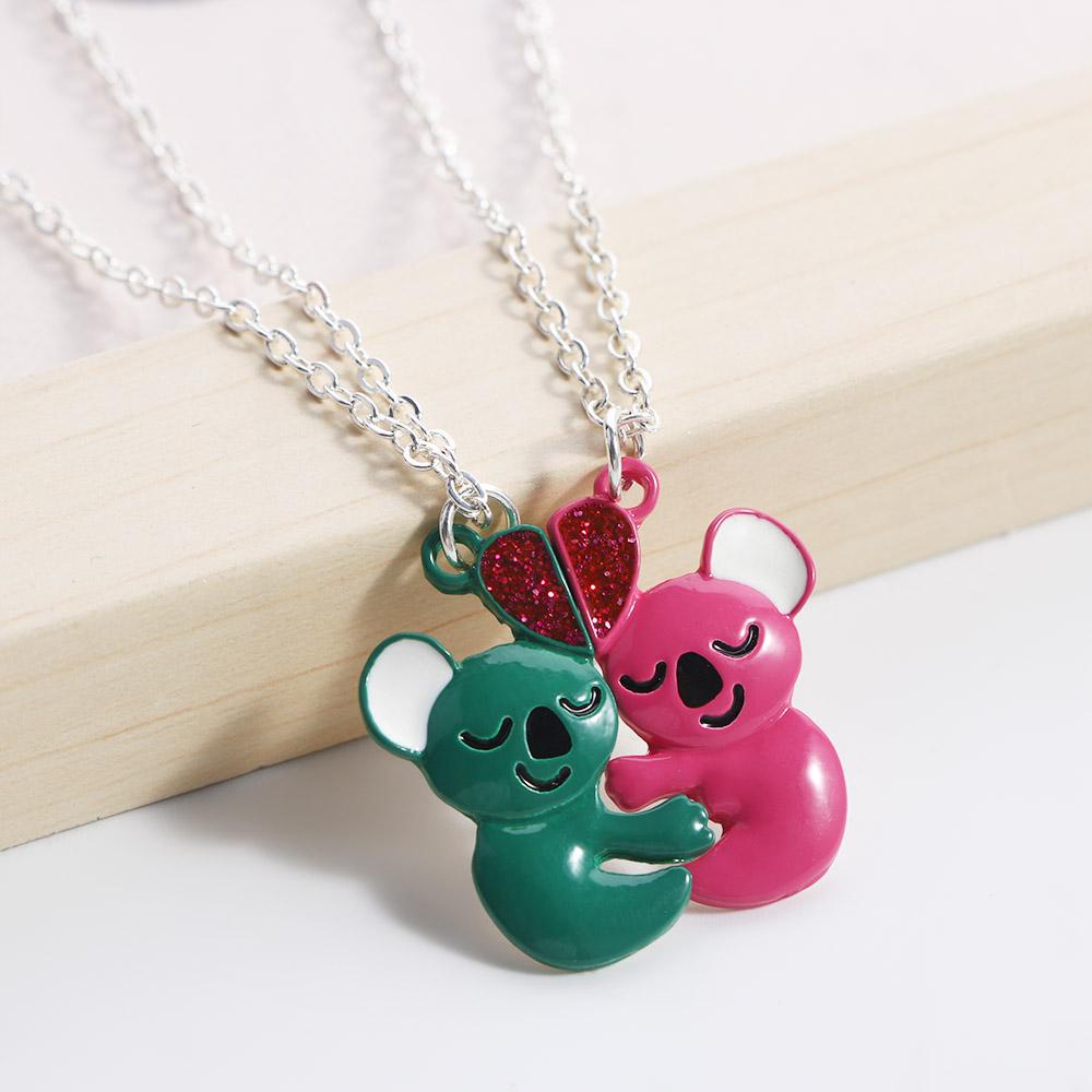 BACK2LIFE Vòng cổ Mặt Gấu Koala Nhiều Màu Dễ Thương Cho Bé